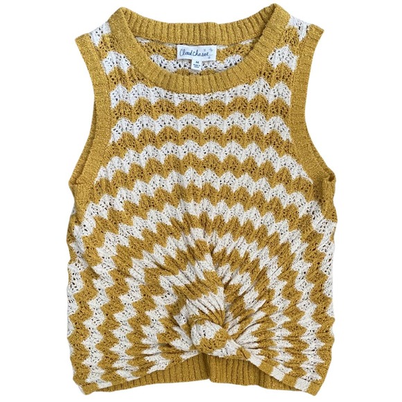 Cloud Chaser Tops - Cloud Chaser Crochet Sleeveless Tank